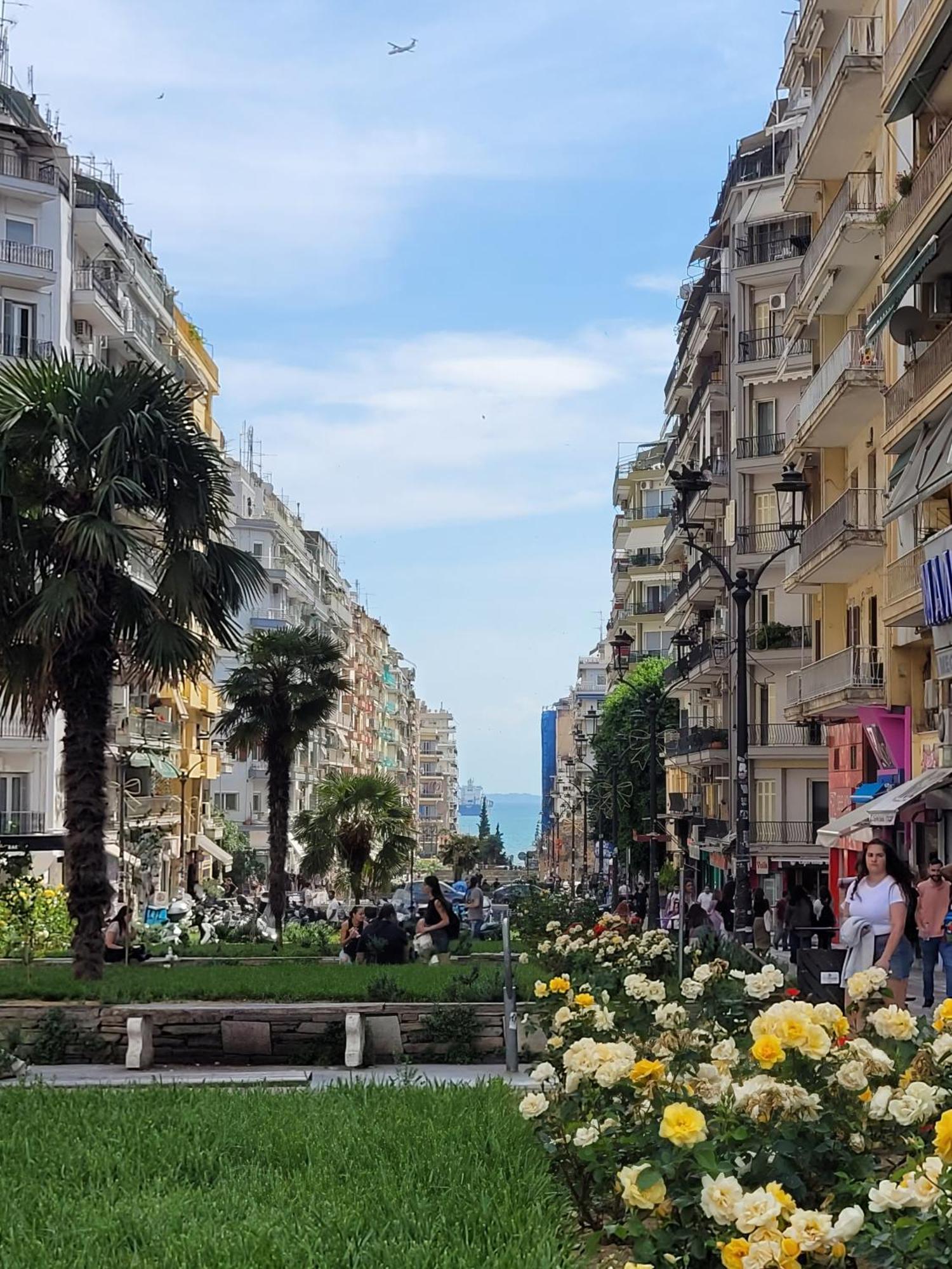 Flowery Penthouse In City Centre Of テッサロニキ エクステリア 写真